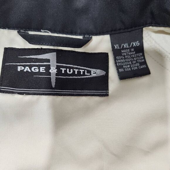 Page & Tuttle all weather great Sunnybreeze golf windbreaker pullover Size XL - Picture 9 of 9